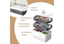 Youyijia 3-lagige Medizinbox Aufbewahrungsbox Weiß Bild 4