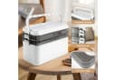 Youyijia 3-lagige Medizinbox Aufbewahrungsbox Weiß Bild 5
