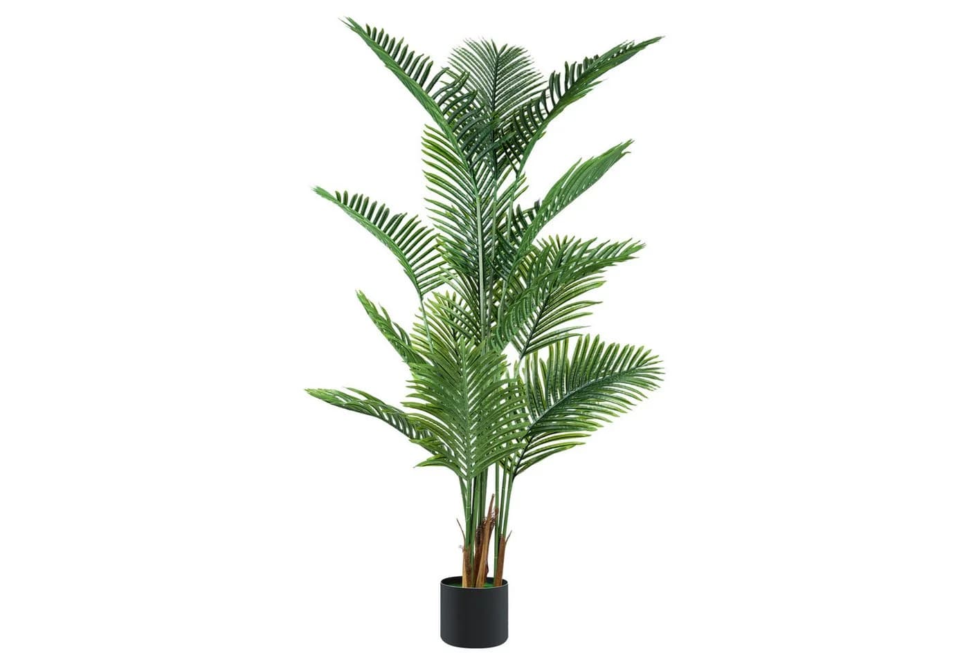 Youyijia Kunstpalme 180 cm Areca Palme Grün im Topf - Bild 2