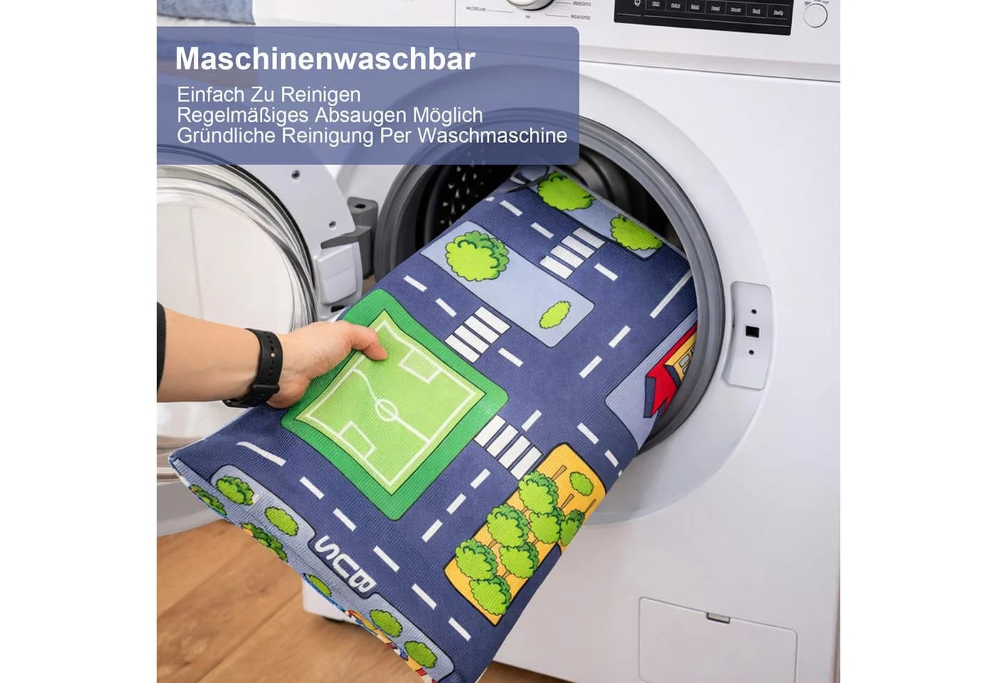 Youyijia Faltbare Baby-Spielmatte Grün Wasserdicht - Bild 5