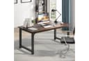Tribesigns Computertisch 160 x 80 cm Industriell Grau/Schwarz Bild 1
