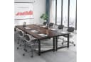 Tribesigns Computertisch 160 x 80 cm Industriell Grau/Schwarz Bild 5