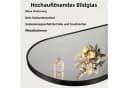 TLGREEN Ganzkörperspiegel 53x163cm Schwarz Metallrahmen HD-Wandspiegel Bild 5