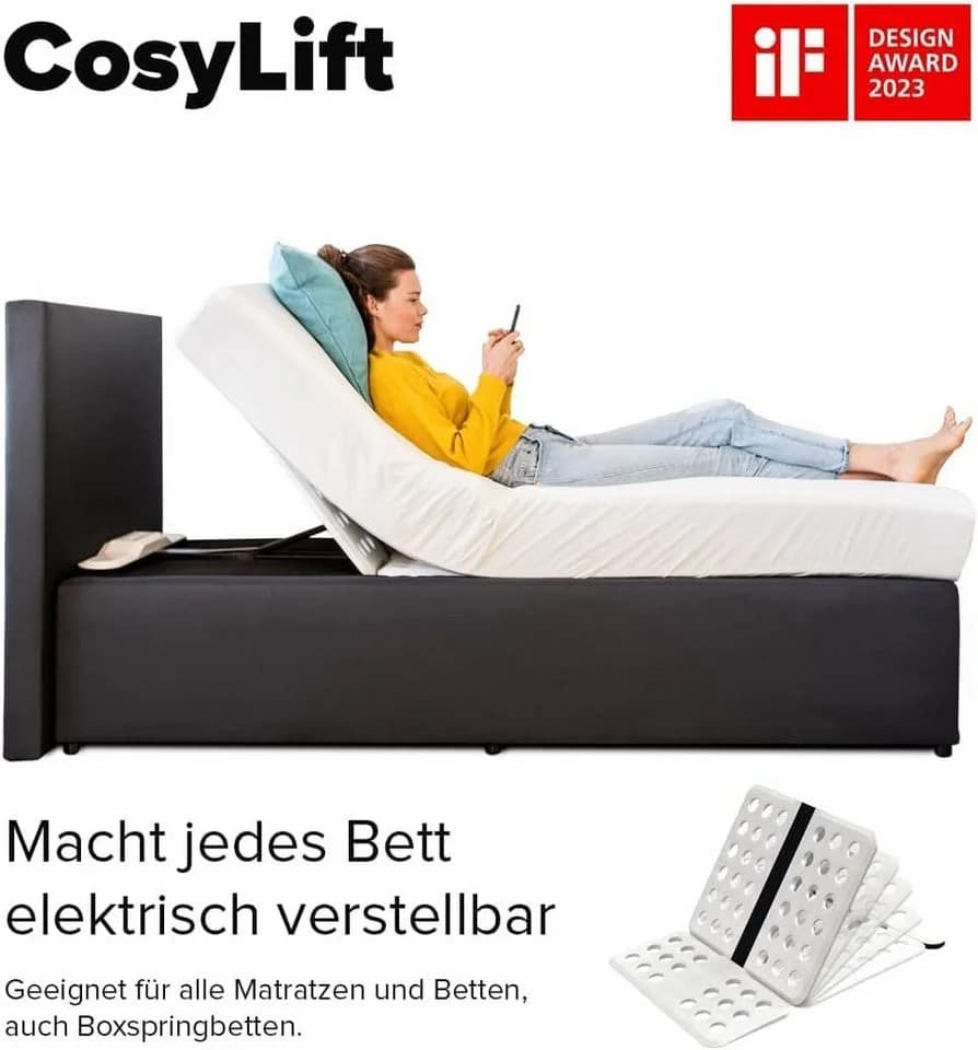 COSYWORLD CosyLift Bundle 2x CosyLift + Sync-Kabel Lattenrost Lift