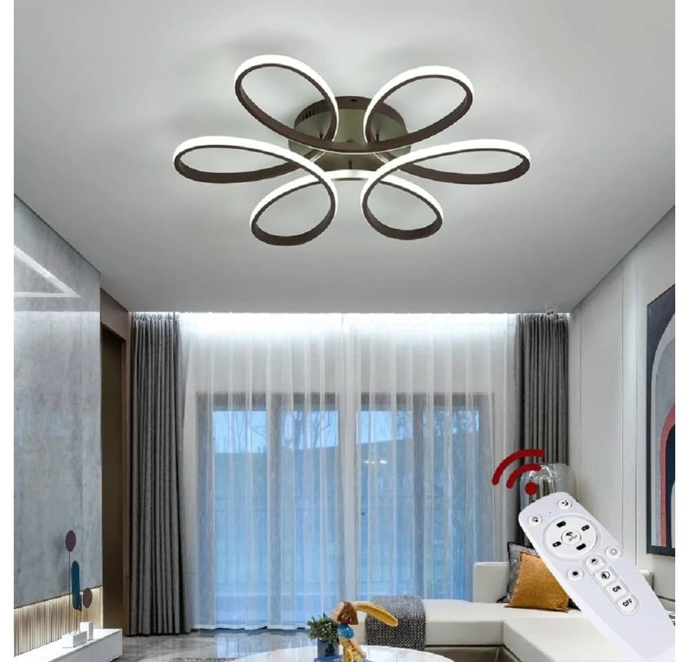 Moderne LED Deckenleuchte mit Metallrahmen und Acrylschirm - Bild 3