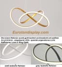 Euroton LED Pendelleuchte 9642 mit Fernbedienung Gold Bild 5