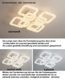 Euroton LED Deckenleuchte mit Fernbedienung, Lichtfarbe & Helligkeit einstellbar Bild 3