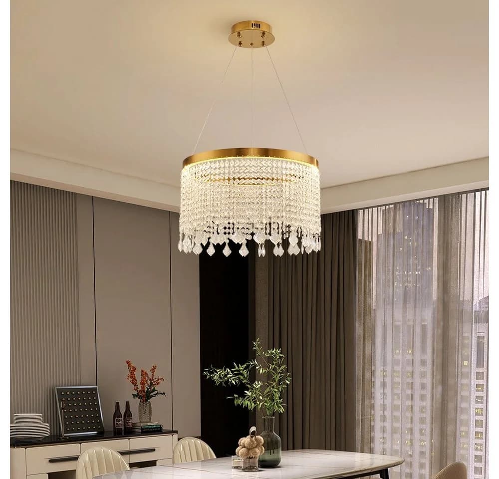 LED Pendelleuchte Modern Kupferfarben
