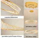 Euroton LED Pendelleuchte Kristall Fernbedienung Lichtfarbe einstellbar Bild 5