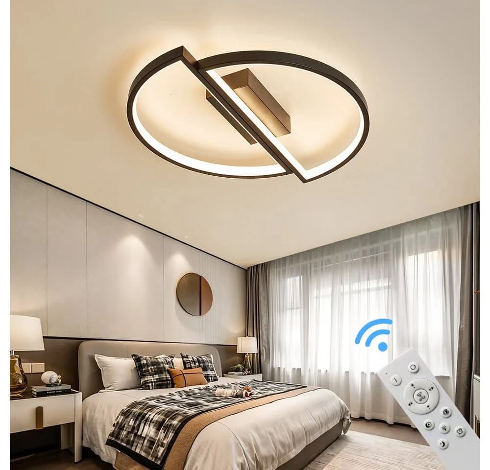 Euroton LED Deckenleuchte mit Fernbedienung dimmbar 55cm