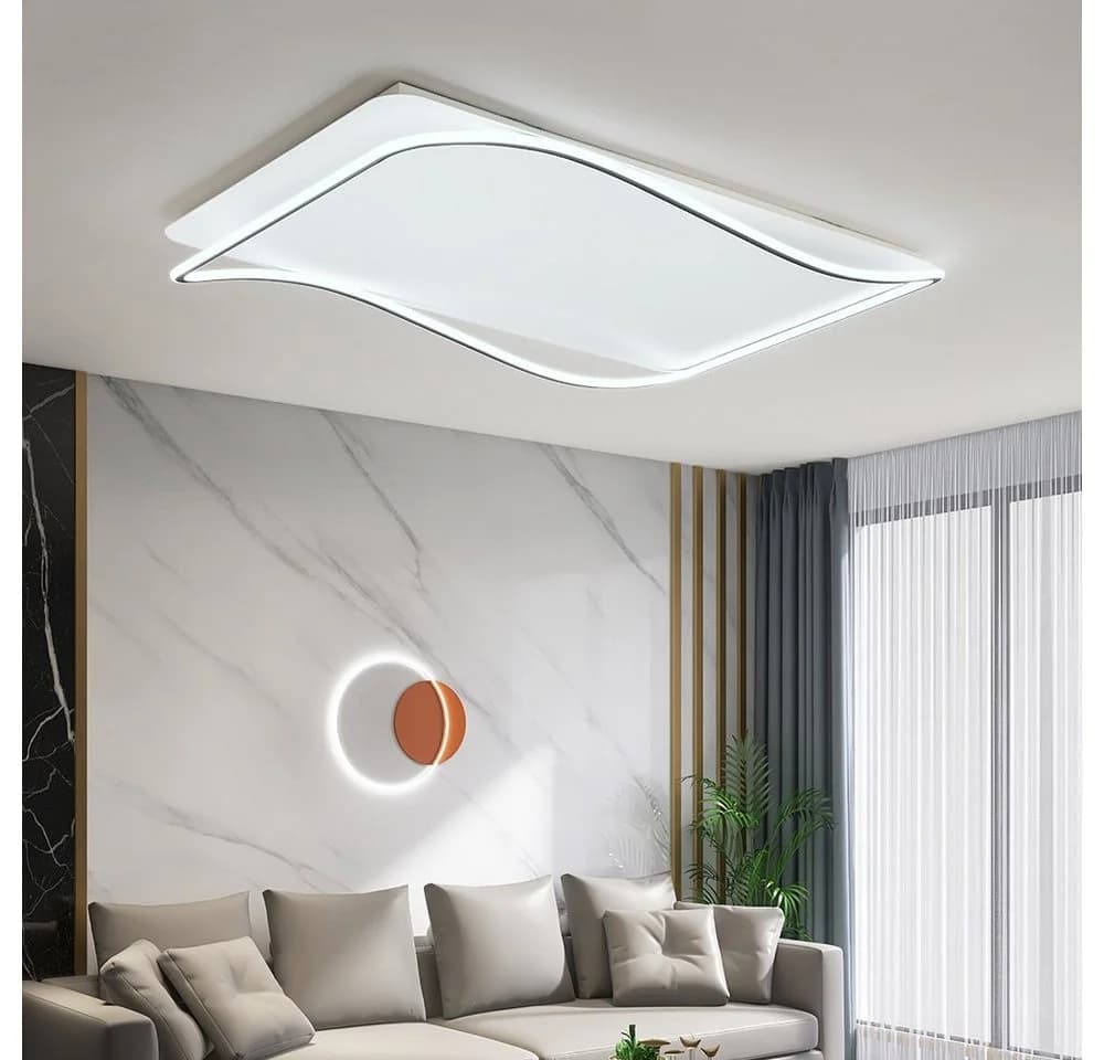 Eurotondisplay LED Deckenleuchte Fernbedienung Schwarz/Weiß - Bild 2