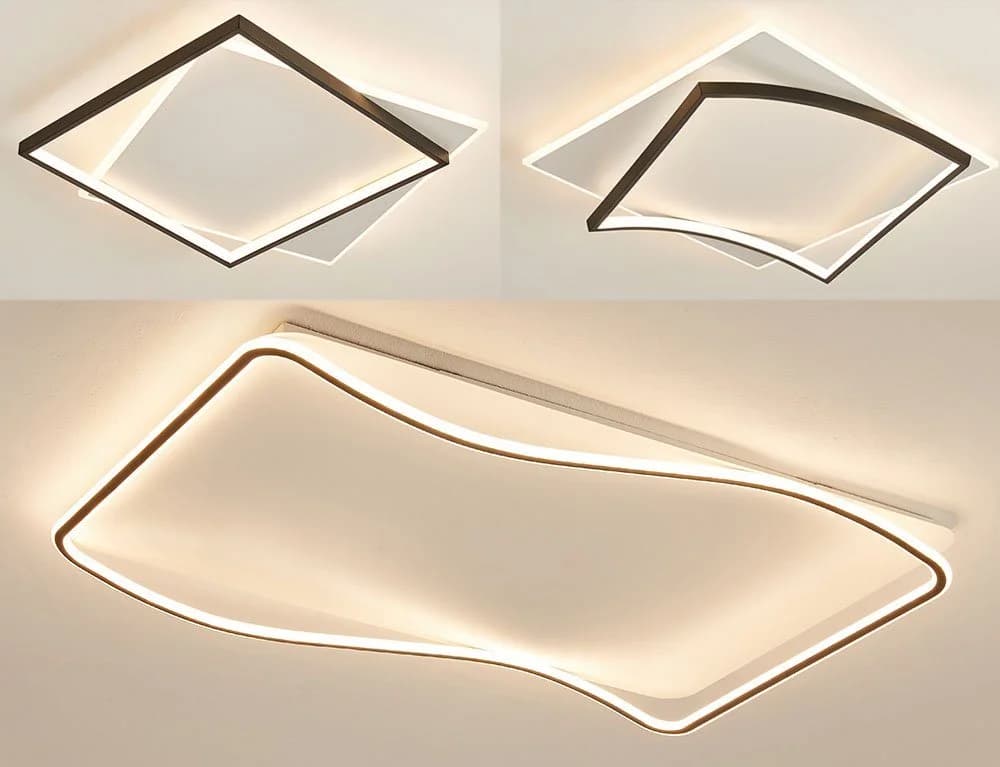 Eurotondisplay LED Deckenleuchte Fernbedienung Schwarz/Weiß - Bild 4