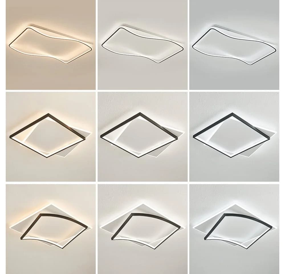 Eurotondisplay LED Deckenleuchte Fernbedienung Schwarz/Weiß - Bild 5