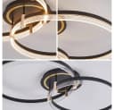 LED Deckenleuchte Modern Aluminium Kaltweiß/Warmweiß Bild 1