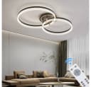 LED Deckenleuchte Modern Aluminium Kaltweiß/Warmweiß Bild 2