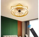 Eurohandisplay LED Deckenventilator mit Licht, Fernbedienung, 3345N Bild 1