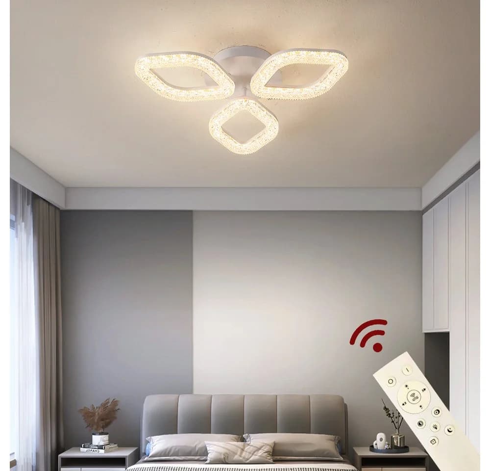 Eurohandisplay LED Deckenleuchte XL DL Fernbedienung Lichtfarbe/Helligkeit einstellbar, LED fest integriert, Einstellbar von Warm- bis Kaltweiß, Lichtfarbe- und Helligkeit mit Fernbedienung einstellbar - Bild 2