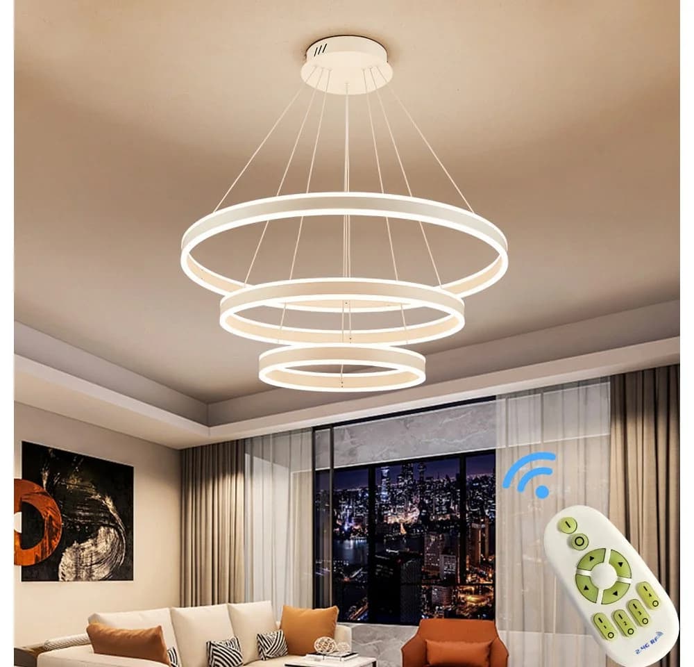 Eurotondisplay LED Pendelleuchte 2137 40x60x80 cm mit Fernbedienung - Bild 2