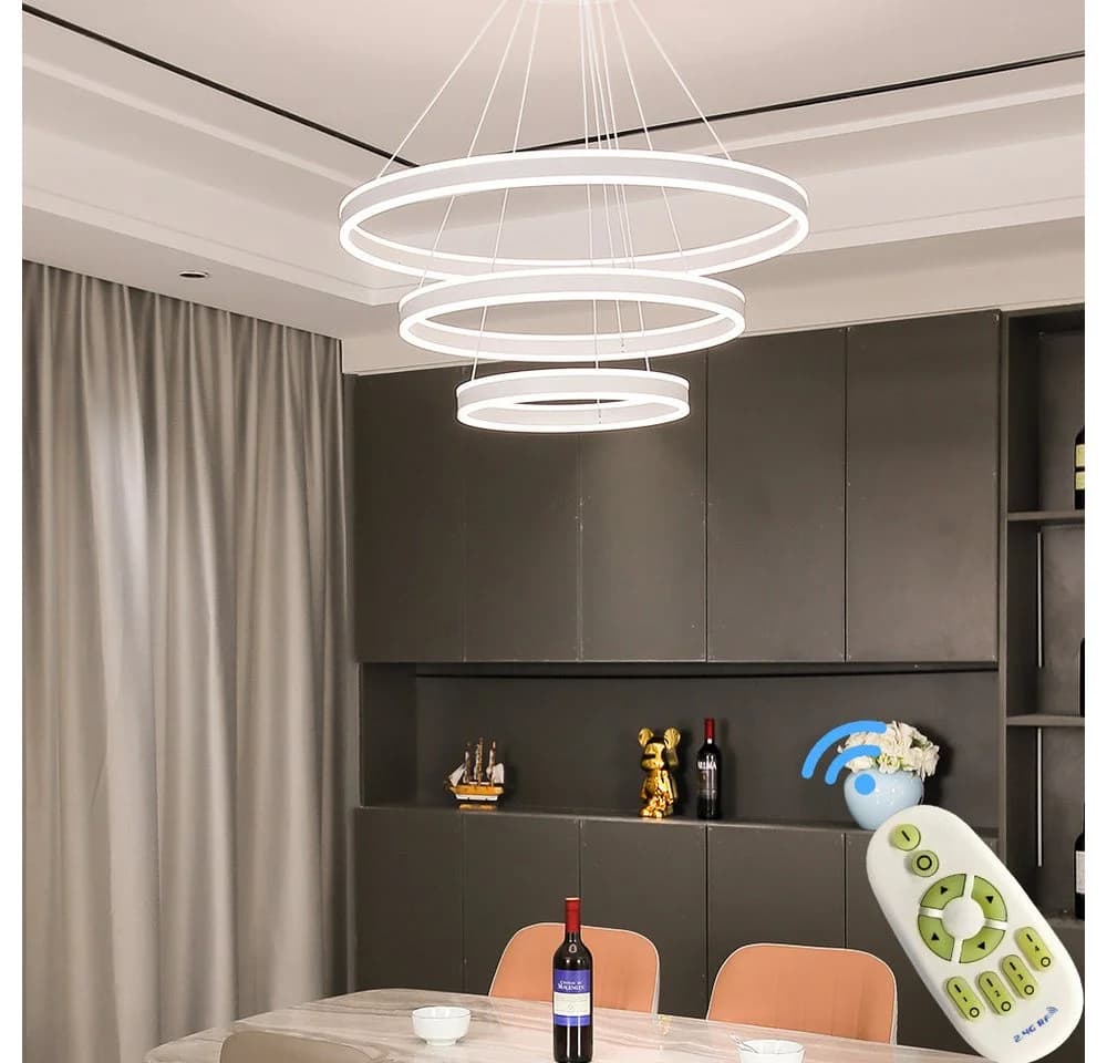Eurotondisplay LED Pendelleuchte 2137 40x60x80 cm mit Fernbedienung - Bild 5