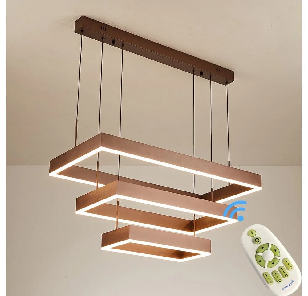 Eurohandisplay LED Pendelleuchte 6053 mit Fernbedienung dimmbar