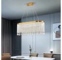 Eurotondisplay LED Pendelleuchte Hängelampe Fernbedienung dimmbar Kupferfarbe Bild 1