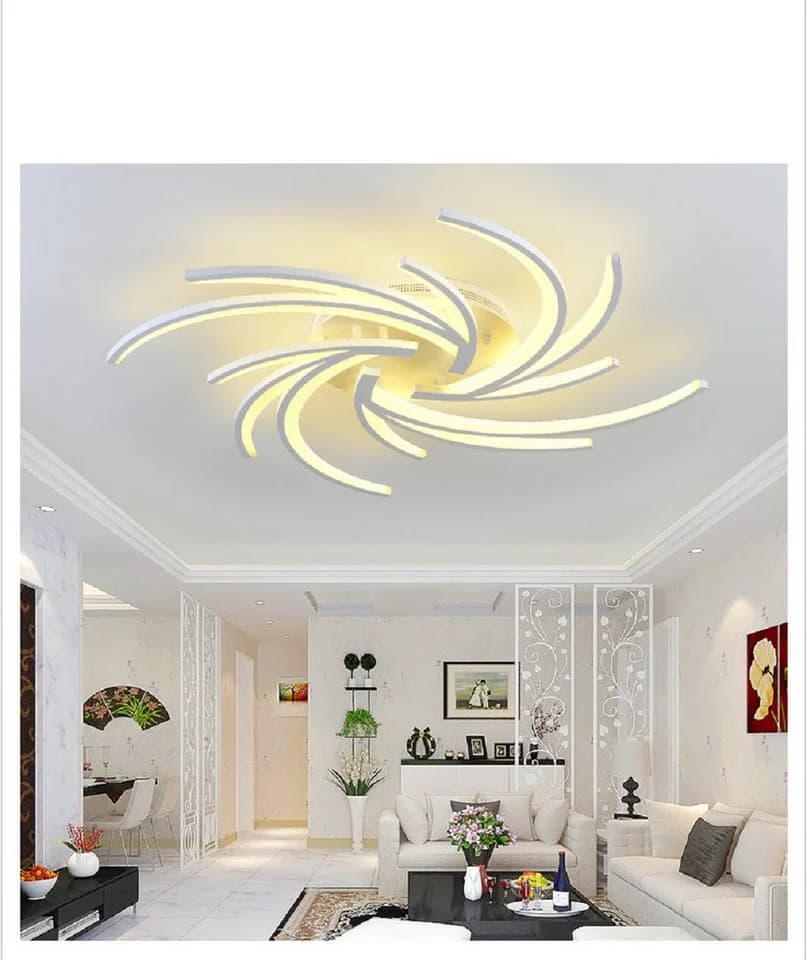 Eurotondisplay LED Deckenleuchte 2042 Fernbedienung Weiß