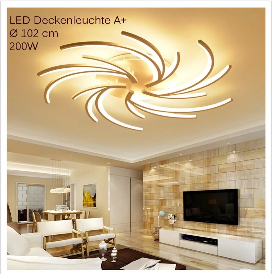 Eurotondisplay LED Deckenleuchte 2042 Fernbedienung Weiß - Bild 2