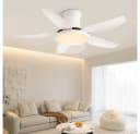 Euroton Deckenventilator mit LED-Beleuchtung & Fernbedienung Bild 1