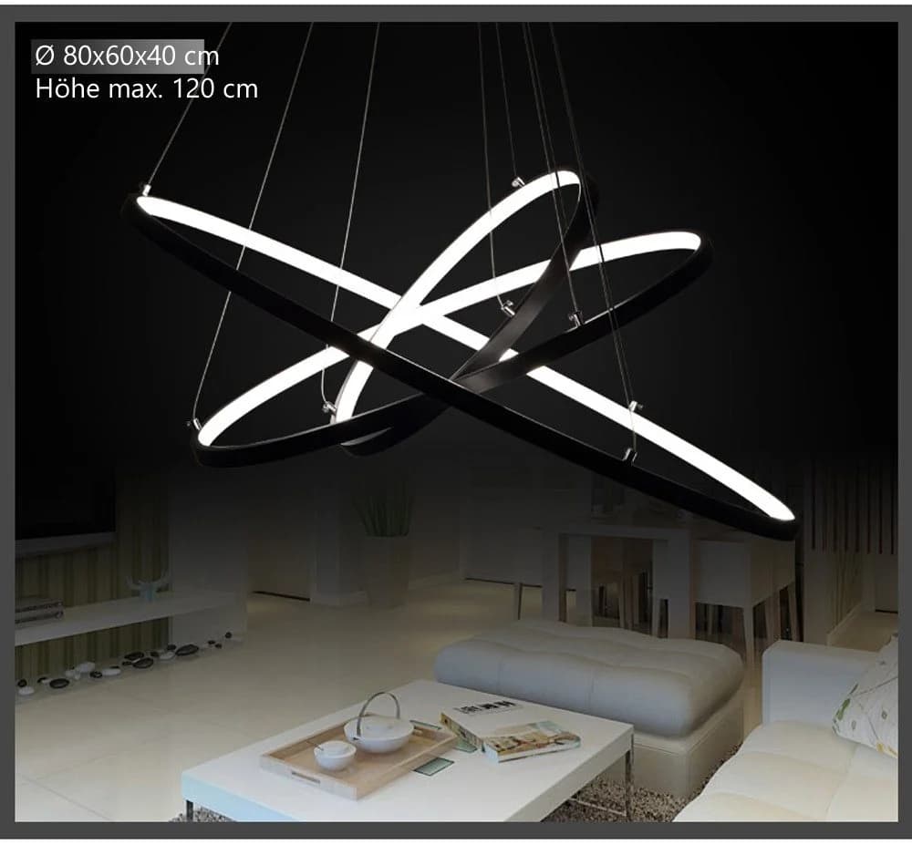 Eurotondisplay LED Pendelleuchte 2130 Hängelampe Weiß