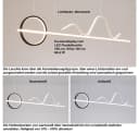 Eurohandisplay LED Pendelleuchte mit Fernbedienung und App-Steuerung Bild 4