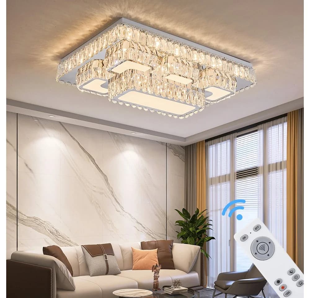 Eurotondisplay LED Deckenleuchte Kristall Lichtfarbe einstellbar - Bild 2