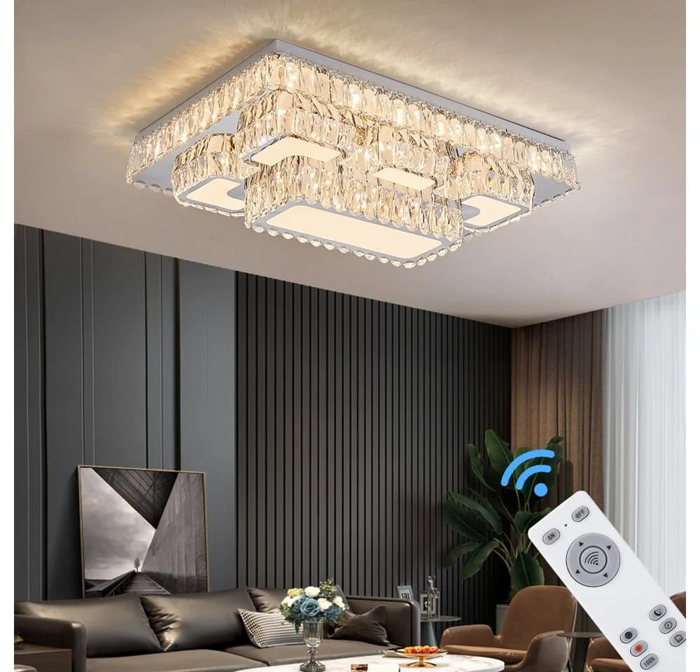 Eurotondisplay LED Deckenleuchte Kristall Lichtfarbe einstellbar - Bild 4
