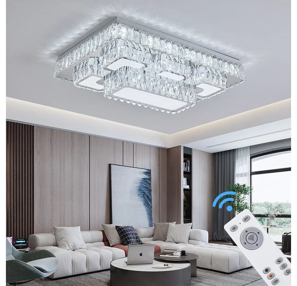 Eurotondisplay LED Deckenleuchte Kristall Lichtfarbe einstellbar - Bild 5