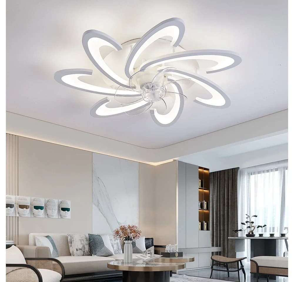 Eurotondisplay Deckenventilator LED Beleuchtung Deckenlampe Fernbedienung - Bild 5
