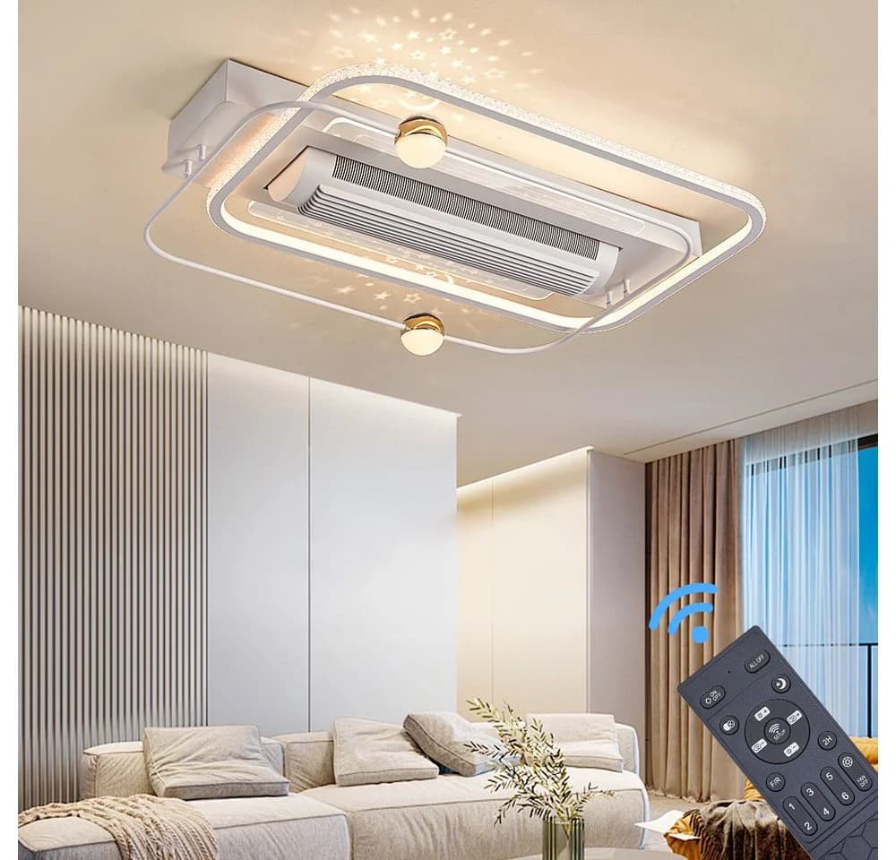 Eurohandisplay Deckenventilator mit LED-Beleuchtung und Fernbedienung - Bild 3