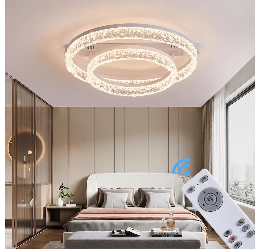 Eurohandisplay LED Deckenleuchte Fernbedienung/Handy-App Lichtfarbe einstellbar, LED fest integriert, Warmweiß- bis Kaltweiß - Bild 3