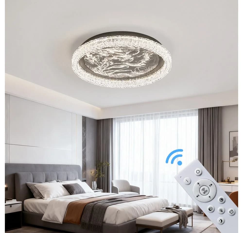 Eurohandisplay LED Deckenleuchte mit Fernbedienung dimmbar