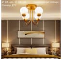 Eurohandisplay LED Deckenleuchte Gold/Bronze Einstellbare Lichtfarbe Bild 1