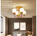Eurohandisplay LED Deckenleuchte Gold/Bronze Einstellbare Lichtfarbe Bild 2
