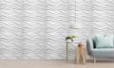 IKHEMalarka 3D Wandpaneel Big Wave Deckenpaneele Polystyrol XPS 50x100 cm Bild 3