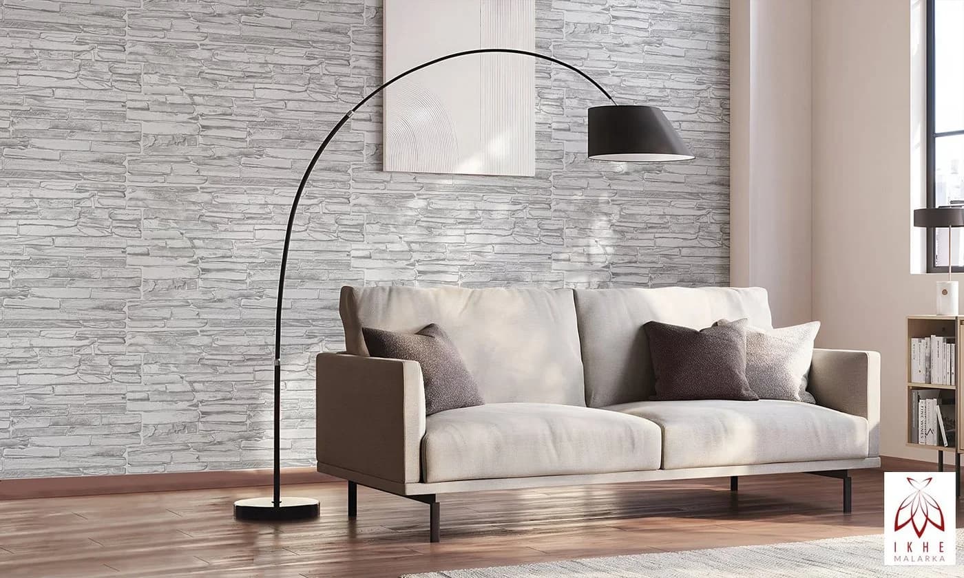 Wandpaneel Steinimitation PVC Kunststoff 50x92 cm