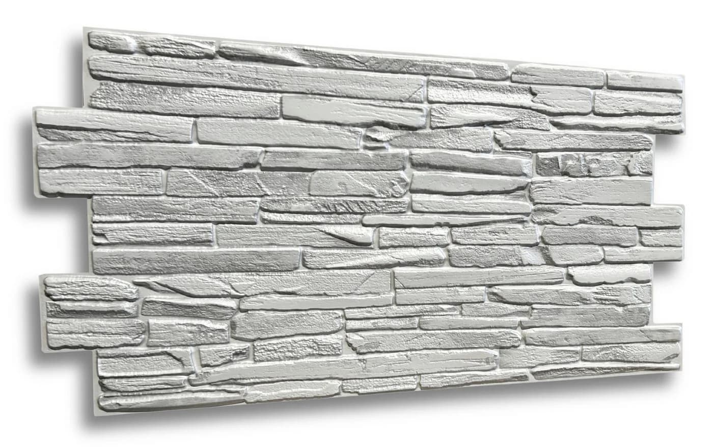 Wandpaneel Steinimitation PVC Kunststoff 50x92 cm - Bild 2