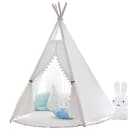 little dove Tipi Spielzelt für Kinder Baumwollsegeltuch mit Matte Bild 2