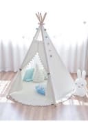 little dove Tipi Spielzelt für Kinder Baumwollsegeltuch mit Matte Bild 3
