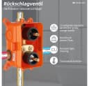 HOMELODY Duschsystem mit Thermostat Schwarz Messing Bild 5
