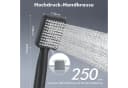 HOMELODY Duschsystem Wasserfall Thermostat 3 Strahlarten Schwarz Bild 5