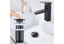 HOMELODY Ablaufgarnitur Pop-Up Ventil 1 1/4 Zoll Mattschwarz Bild 1