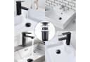 HOMELODY Ablaufgarnitur Pop-Up Ventil 1 1/4 Zoll Mattschwarz Bild 3