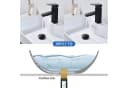 HOMELODY Ablaufgarnitur Pop-Up Ventil 1 1/4 Zoll Mattschwarz Bild 4