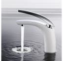 HOMELODY Badarmatur Weiß Mischbatterie Messing Bild 2